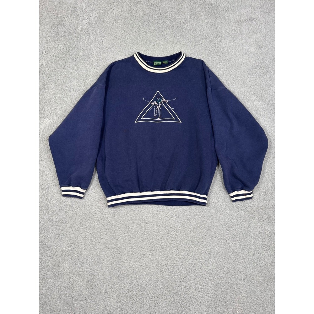 VTG Clubfellow Golf Embroidered Navy Blue Crewneck Sweatshirt Men's‎ Size Medium